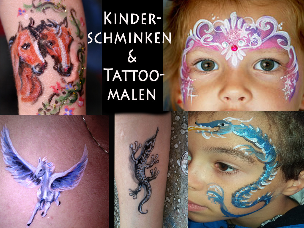 Kinderschminken & Tattoomalerei